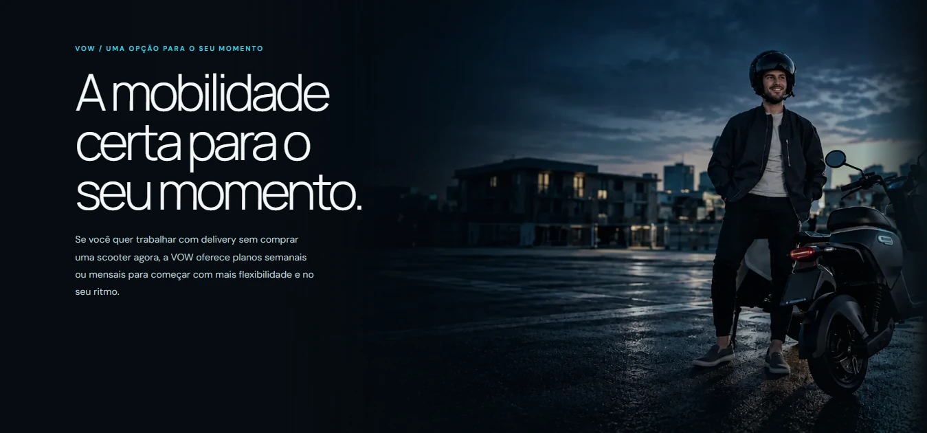 Apresentação da proposta de mobilidade elétrica da VOW.